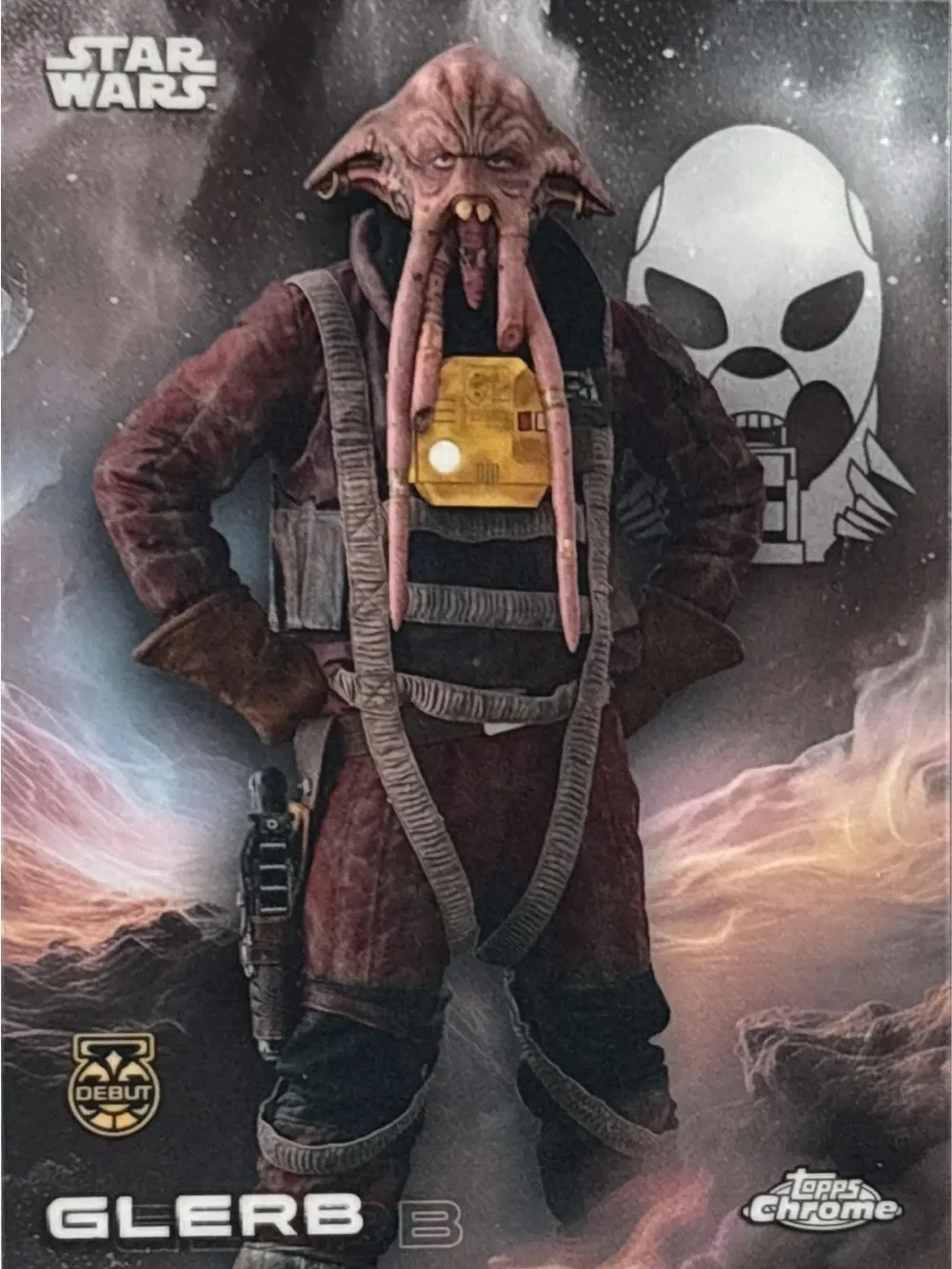 Topps Chrome Star Wars Glerb Trading Card